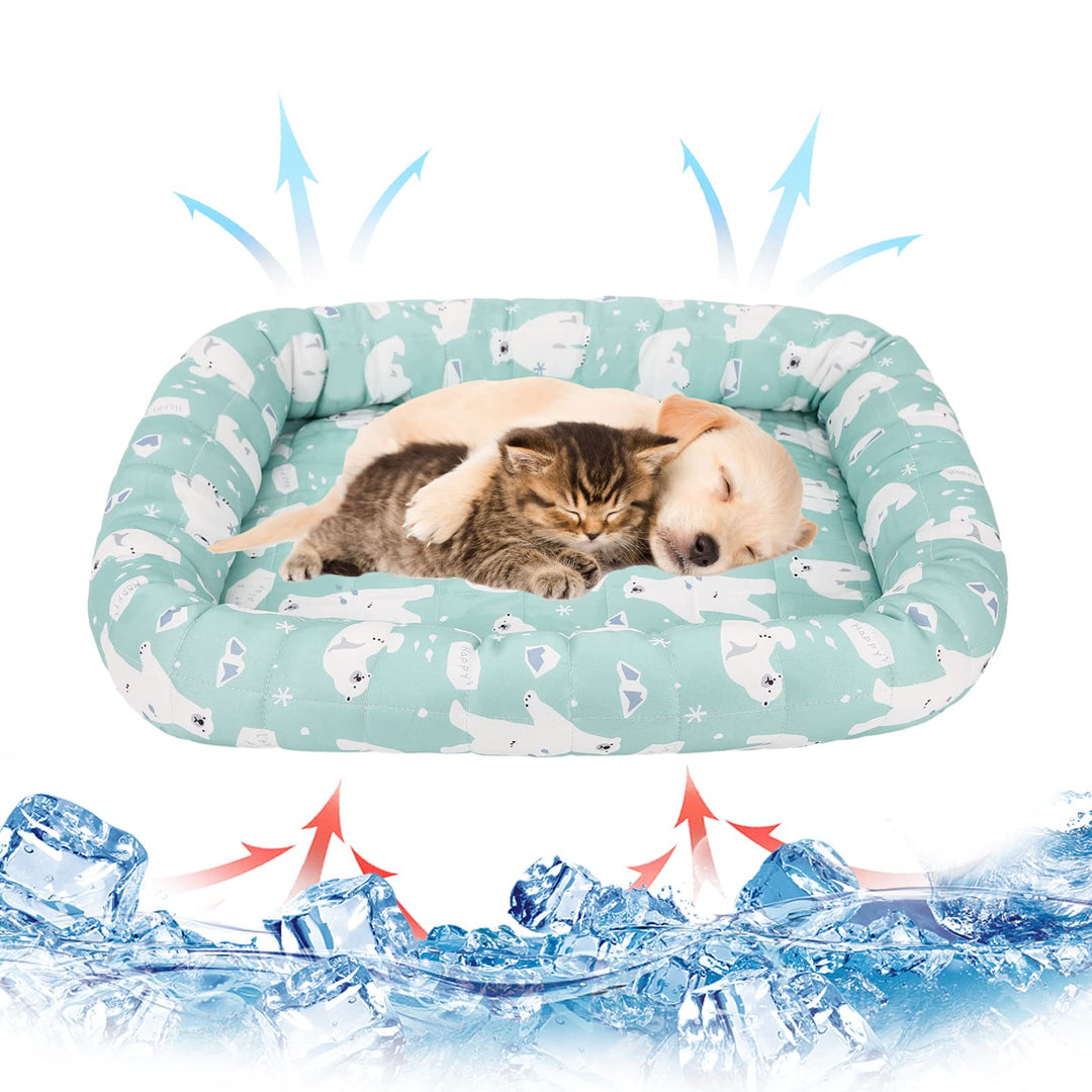 Gukasxi Haustier Kühlmatte Kühldecke für Sommer, Katzen Kühlende Haustiermatte Selbstkühlend Matte W