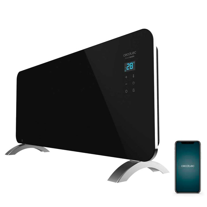 Cecotec Glass Convector Ready Warm 6770 Crystal Connection. 2000 W, WiFi-Steuerung, einstellbares Th