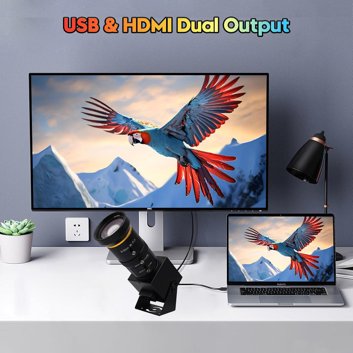 Svpro 4K 60fps HDMI USB Kamera Manueller Zoom Streaming Webcam USB3.0 Externe Computerkamera mit CS