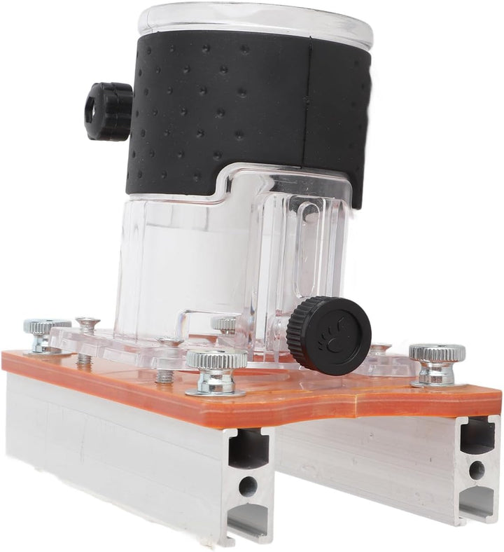 2-in-1-Holzfräser-Basis für 65-mm-Trimmmaschine, Langlebige und Vielseitige Holzschneider-Schlitzfüh