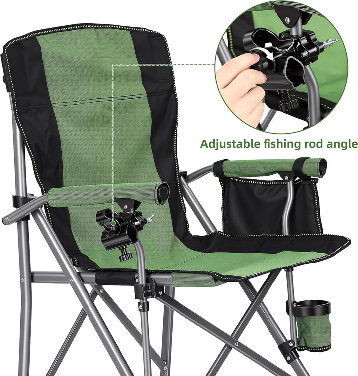 Klappbarer Campingtisch und Stuhl-Set, tragbarer Outdoor-Tisch für 4 Personen mit 4 Stühlen für Pick