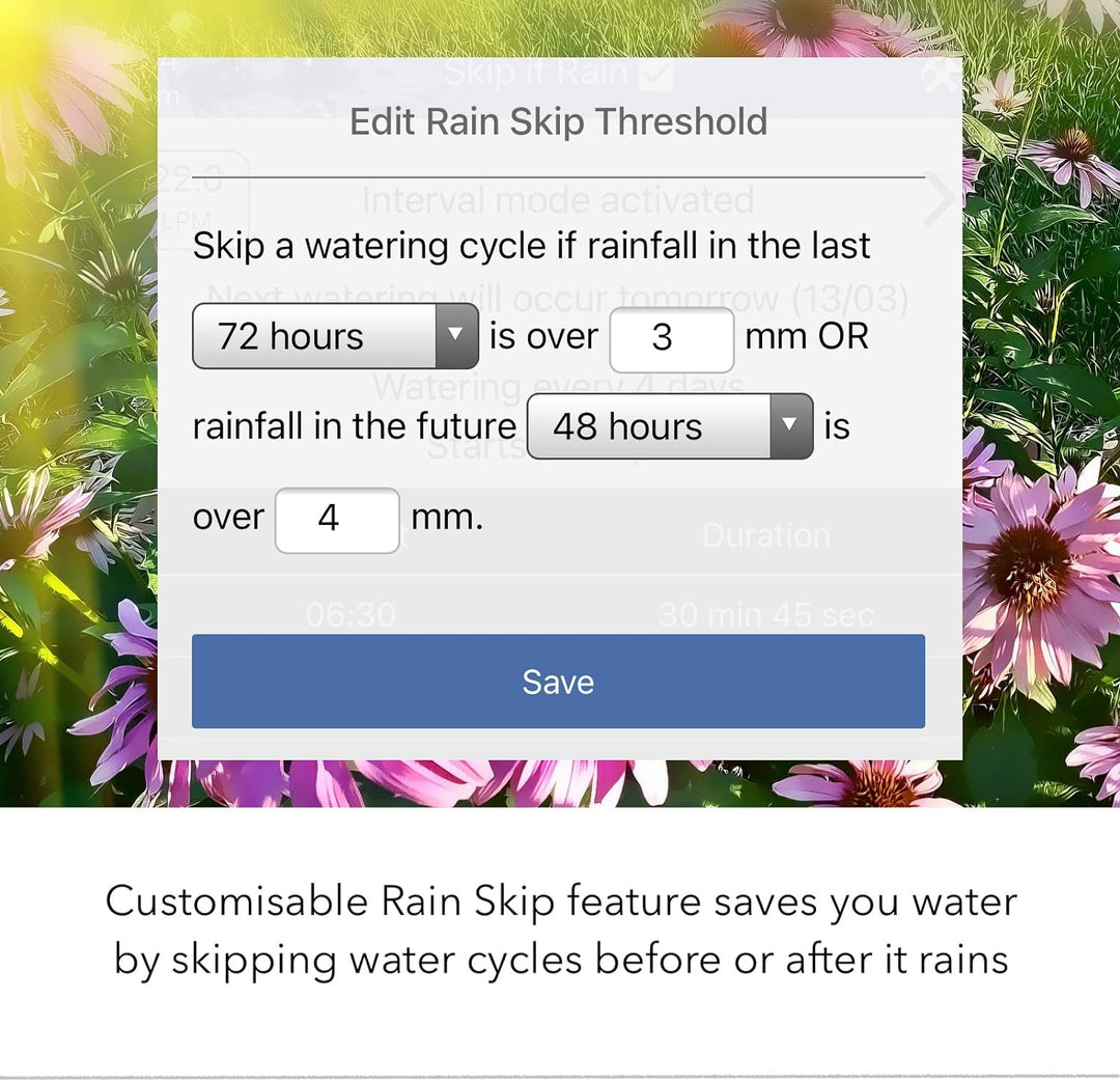 LinkTap 1-Zonen Indoor/Outdoor Smart Bewässerungssteuerung - Erfordert Gateway - Batteriebetrieben,