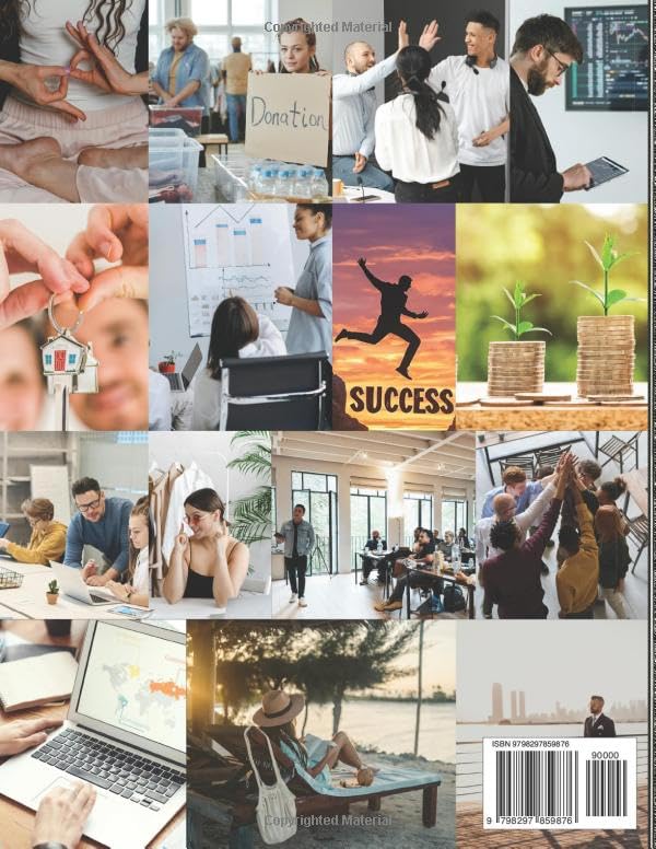 Vision Board Clip Art Book for Money & Business: 250+ Pictures, Quotes, Words & Affirmations, Law of