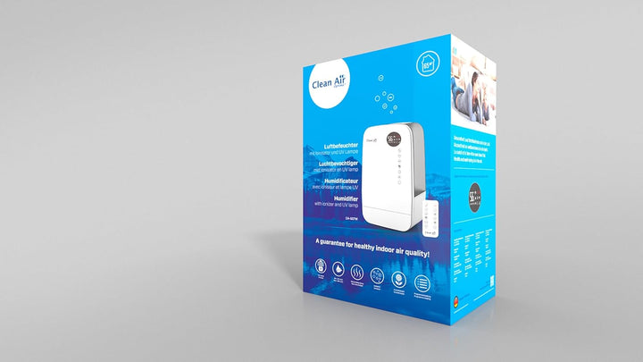Luftbefeuchter mit Ionisator und Aromatherapie - Clean Air Optima CA-607W Smart - Befeuchtungsleistu