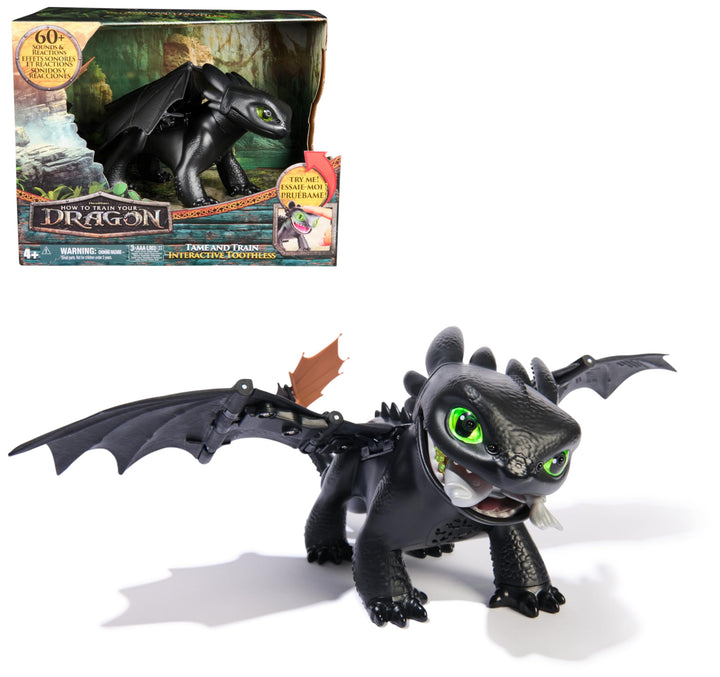 Dreamworks How to Train your Dragon, Interaktive Drachenfigur Ohnezahn mit Licht- und Soundeffekten
