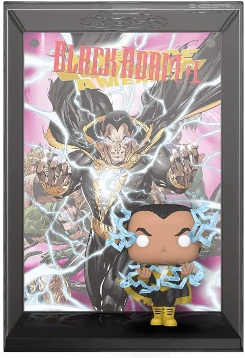 Funko Pop! Comic Cover: DC - Black Adam - Leuchtet Im Dunkeln - Vinyl-Sammelfigur - Geschenkidee - O