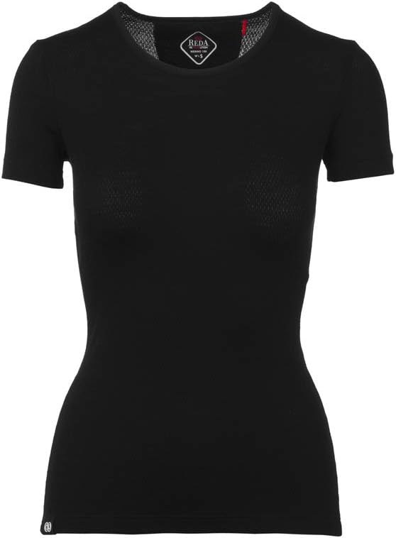 Rewoolution Damen Skin T-Shirt L Schwarz, L Schwarz