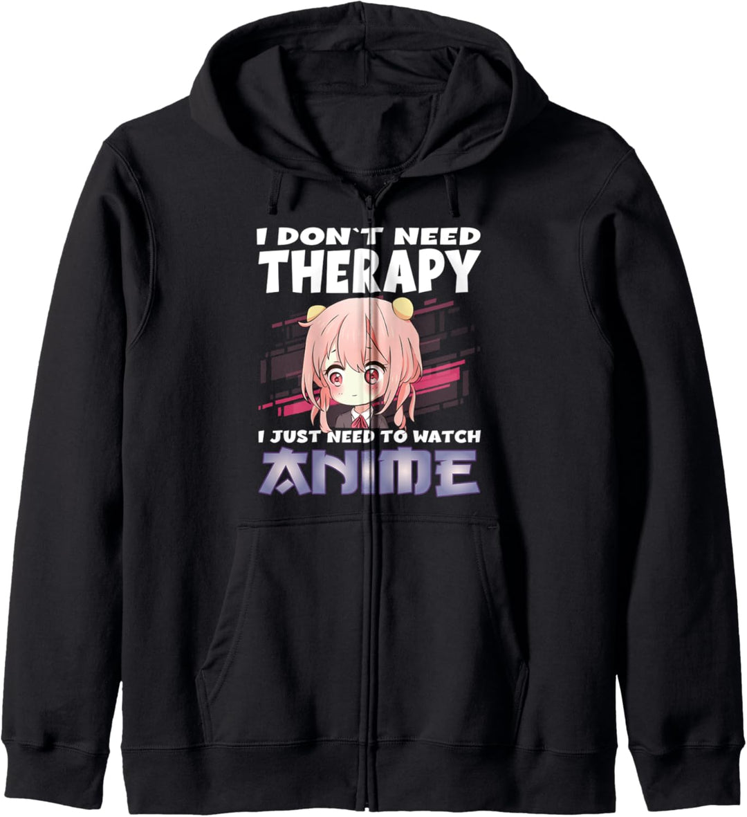 Lustiges Anime Girl Graphic Manga Anime Merch Japanese Otaku Kapuzenjacke