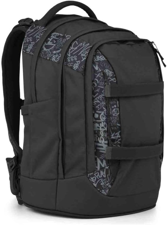 Satch Pack Schulrucksack Set 2tlg. inkl. Schlamperbox (Street Ink), Street Ink