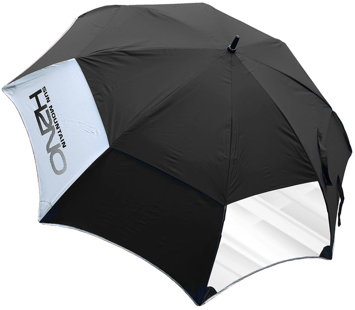 Sun Mountain Unisex H2NO Vision Golf Regenschirm, Schwarz, 172 cm