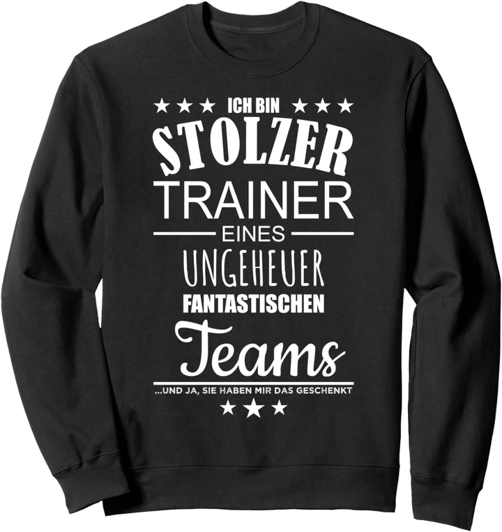 Trainer Mannschaft Geschenk Pullover Team Fussball Handball Sweatshirt