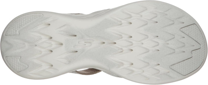 Skechers Damen ON-The-GO 600 Dainty Sandale 35 EU Taupe Textile, 35 EU Taupe Textile