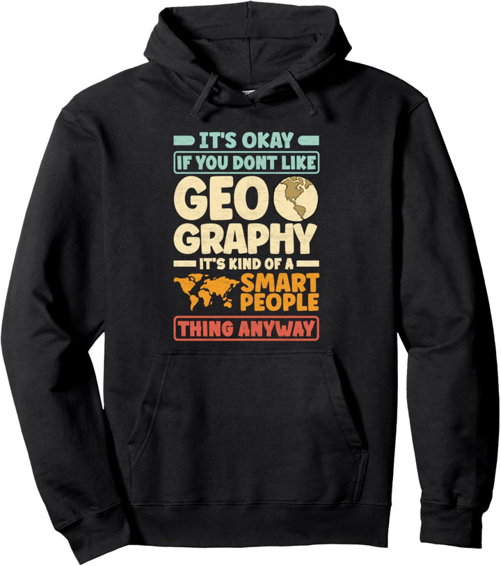 Geografie Geograph Kartografie Lustig Pullover Hoodie