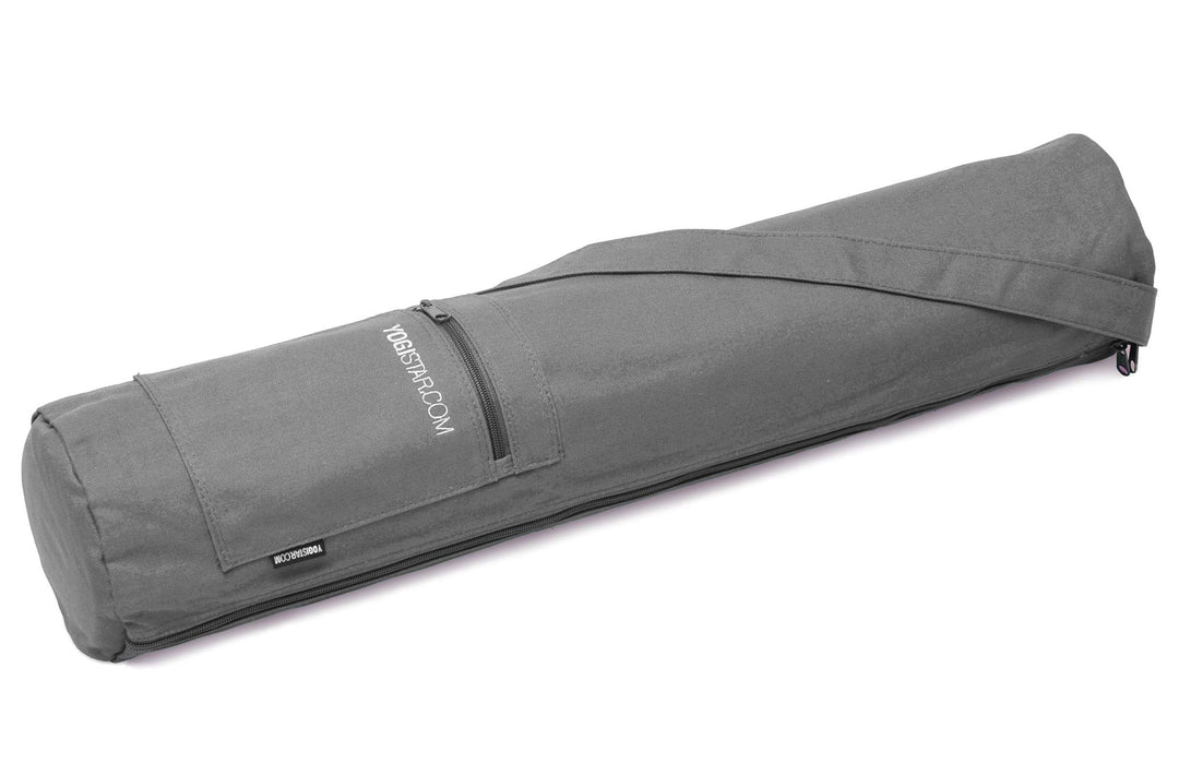 Yogatasche Yogibag® Basic - Zip - Cotton - 65 Cm Anthrazit, Anthrazit