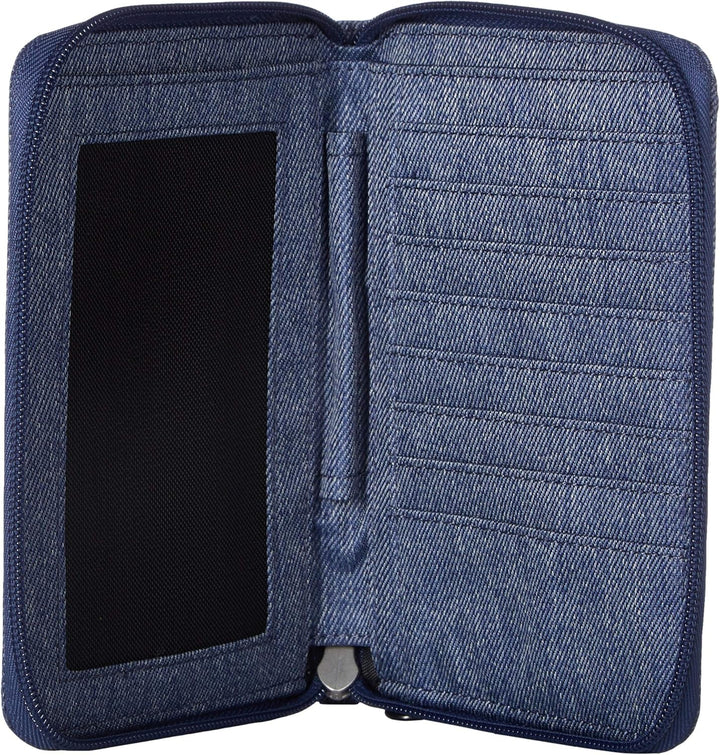 Pacsafe Rfidsafe LX150 Passmappe, 16 cm, Denim