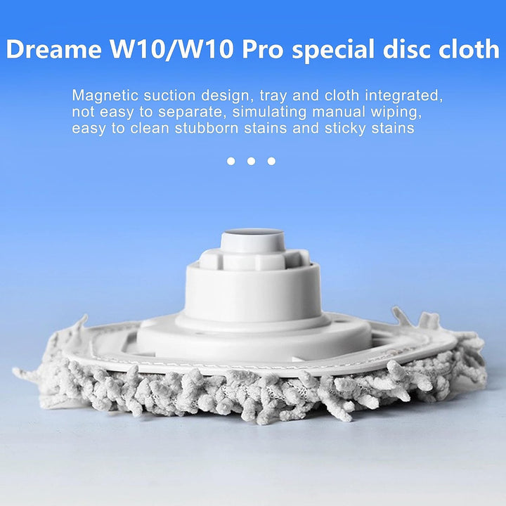 Ersatz-Wischmopptuch für den Xiaomi Dreame W10 /W10 Pro Saugwischroboter, Wischmopp Ersatzköpfe, Wis