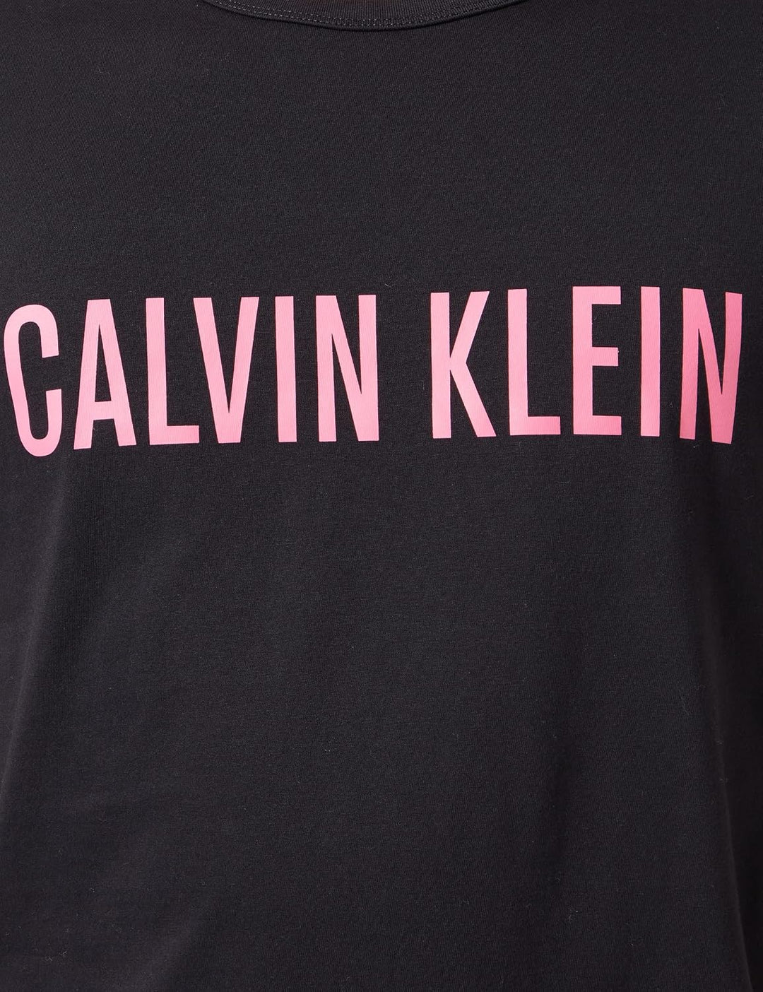 Calvin Klein Herren T-Shirt M Schwarz (Black W/ Fuchsia Rose), M Schwarz (Black W/ Fuchsia Rose)