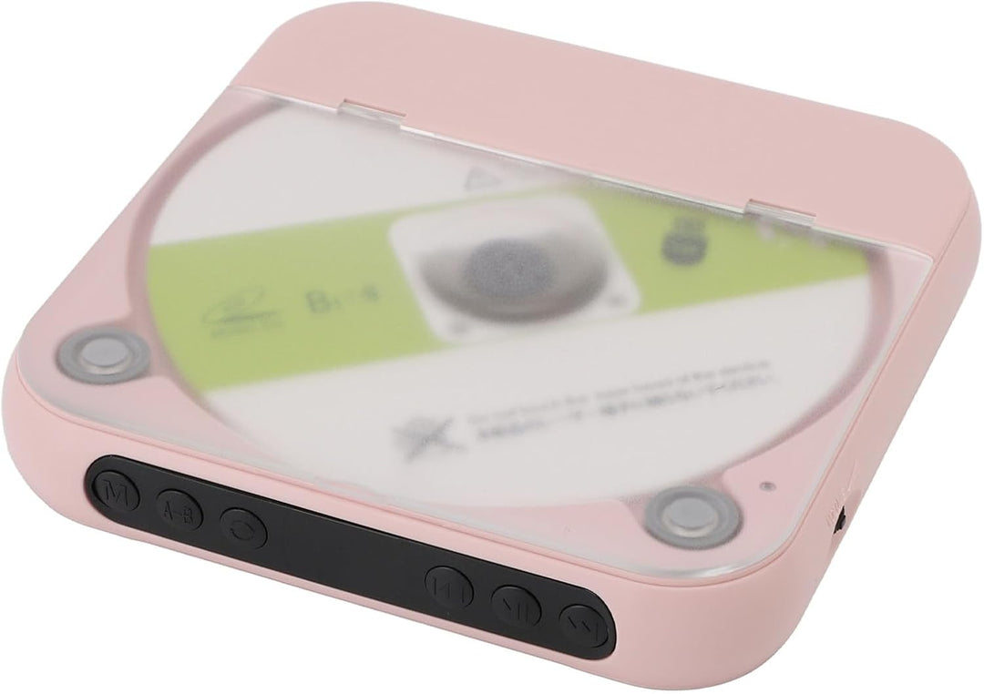 CD Player Tragbarer Bluetooth, Kompakt CD Player mit 2000 mAh Support CD R, CD RW, MP3, WMA, Music P