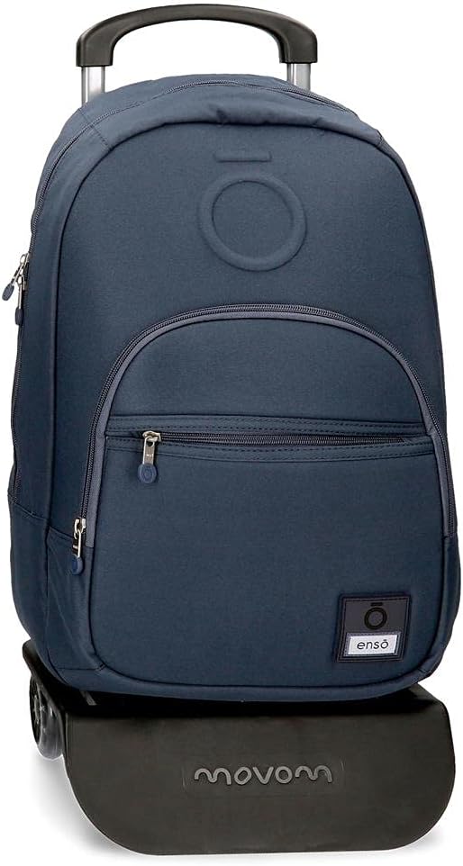 Enso Basic Rucksack mit Trolley Blau 32x46x15 cms Polyester für 15,6"-Laptop 22.1L Blau Rucksack + T