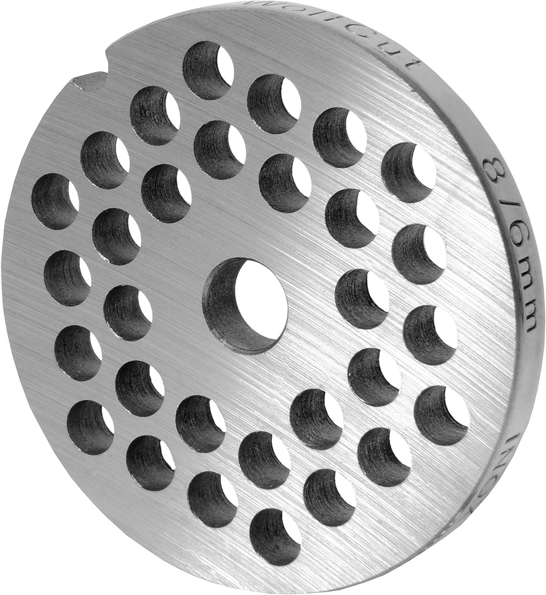 Wolfcut Lochscheibensatz kompatibel mit alle Fleischwolf Grössen 8 / 3MM + 4,5MM + 6,0MM Bohrung - k