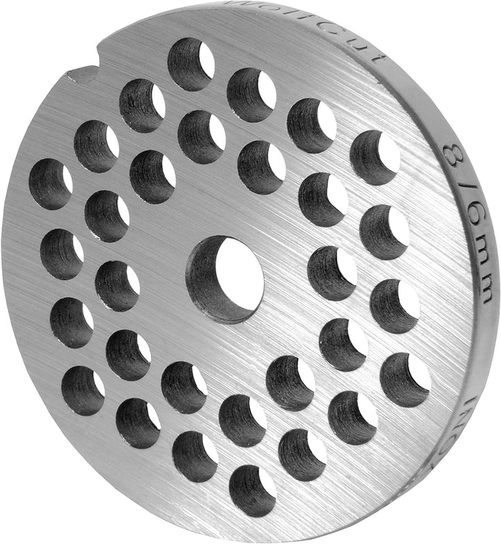 Wolfcut Lochscheibensatz 2mm + 6mm Bohrung und 1 Sichelmesser - Kompatibel/Ersatz mit Allen Fleischw