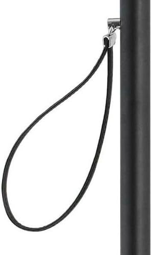 DELFA Design Schuhanzieher Schuhlöffel 70 cm mit silbernem Pferd als Griff - schwarzer Holzschaft mi