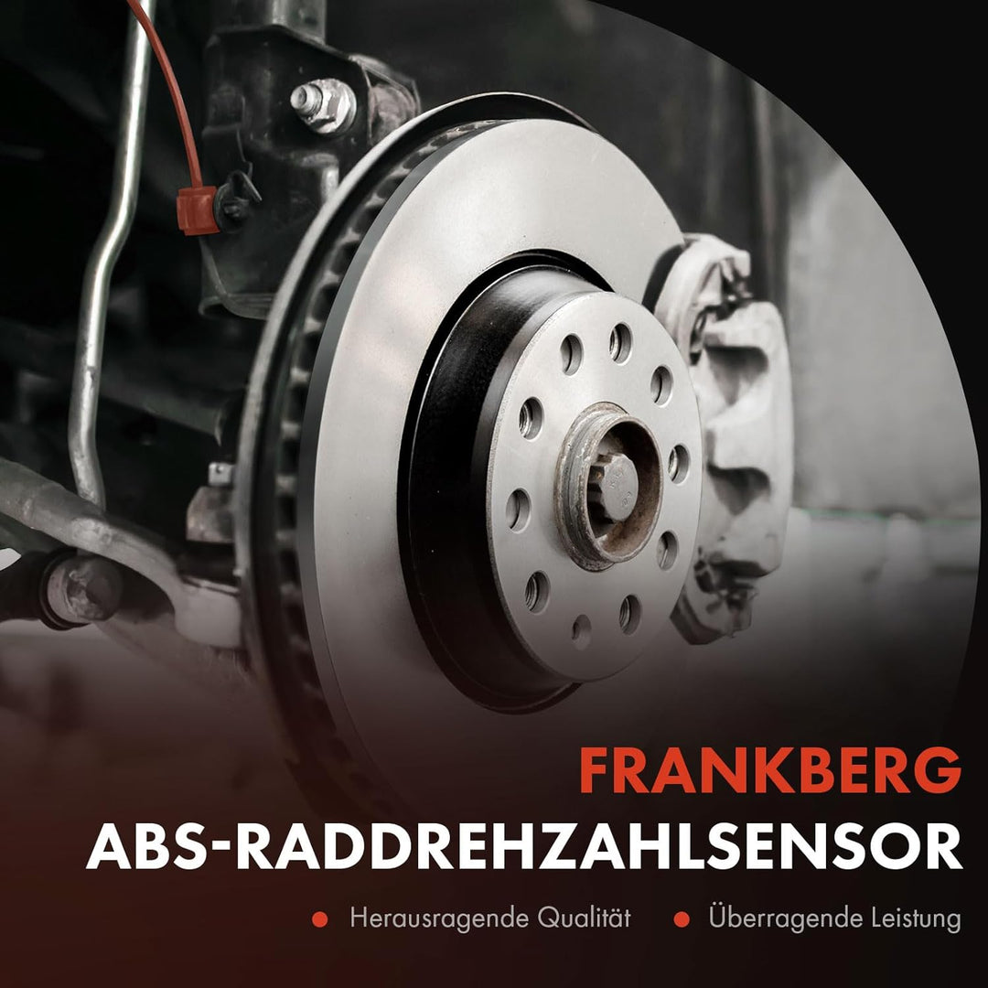 2x ABS Sensor mit Kabel 2-Polig Vorne Links Rechts für R-o-a-d-s-t-e-r 452 0.7L Cabriolet Coupe 2003