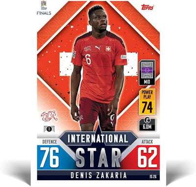 Topps Match Attax 101 Fussballkarten, Road to UEFA Nations League Finals, komplette Box