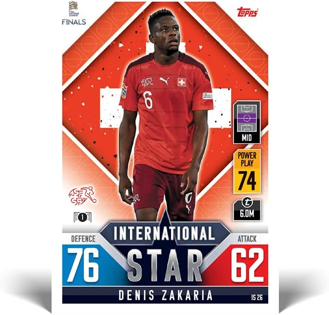 Topps Match Attax 101 Fussballkarten, Road to UEFA Nations League Finals, komplette Box