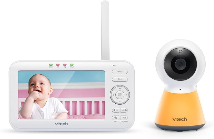 VTech Babymonitor VM5254 – Video-Babyphone mit hoher Auflösung – Klarer Sound, LCD-Farbbildschirm un