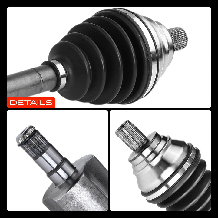Antriebswelle Vorderachse Links für J-e-t-t-a III 1K2 J-e-t-t-a IV 162 163 AV2 AV3 P-a-s-s-a-t CC 35