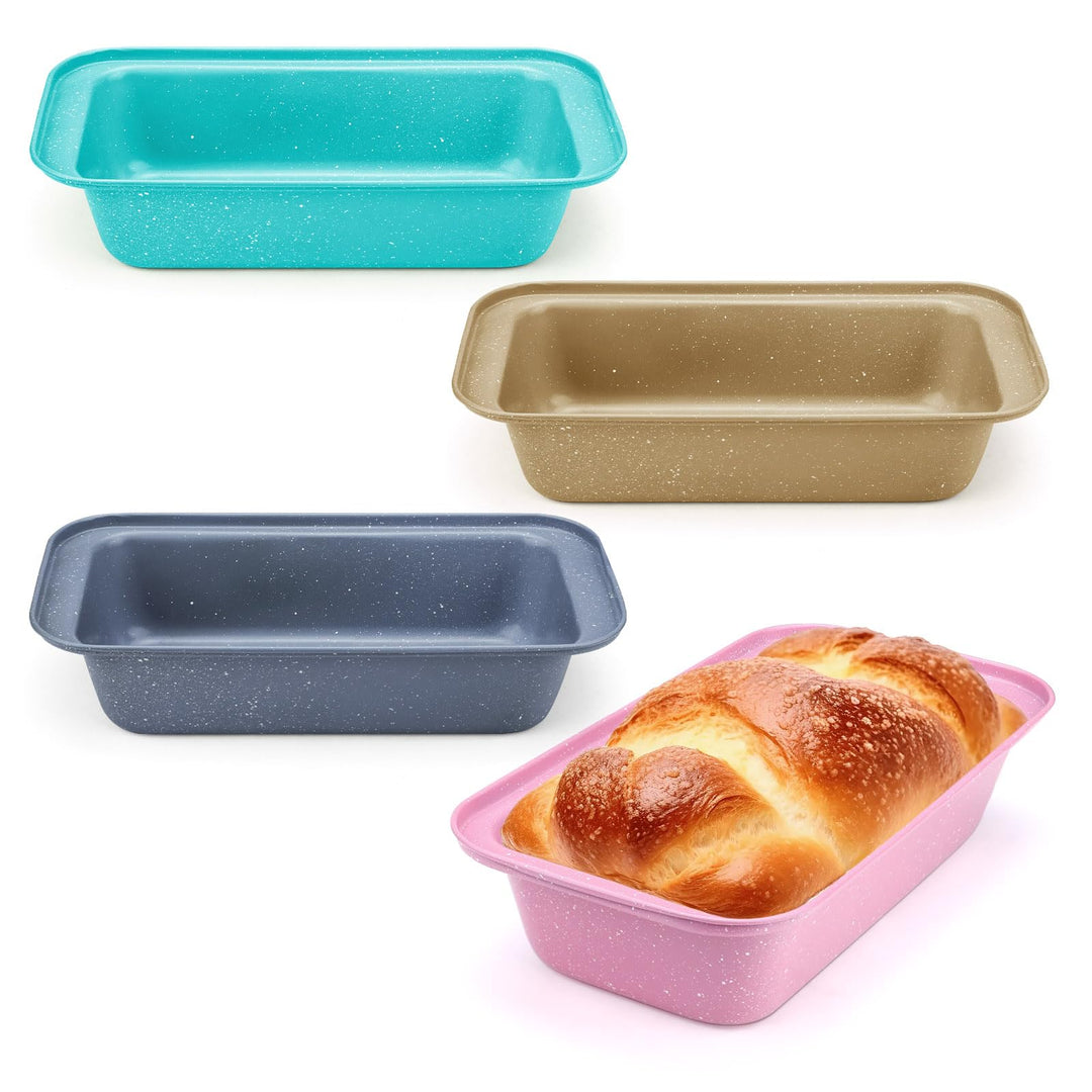 Huakaile Kastenform aus Karbonstahl, Antihaft-Brotform, rechteckig, Backformen-Set zum Backen, Kuche