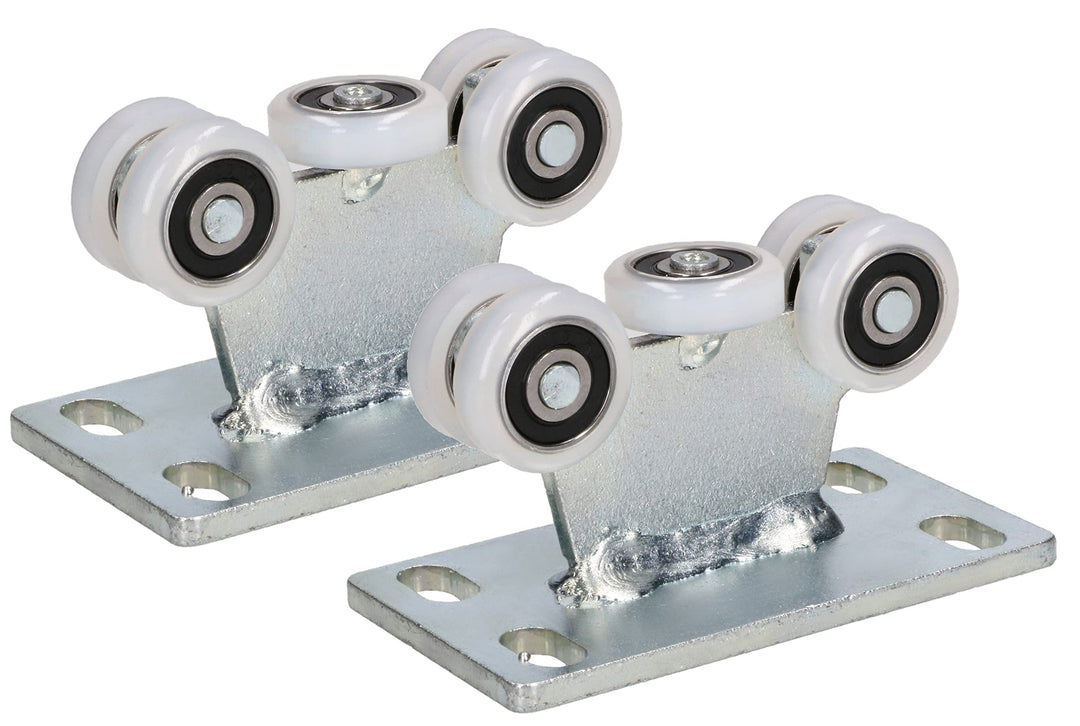 KOTARBAU® 2er Set Feste Laufrolle ohne Höhenregulierung Ø 25 5 Rollen Perfekt für verschiedene Schie