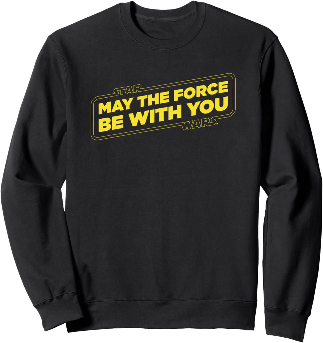 Star Wars Force Slogan Yellow Sweatshirt
