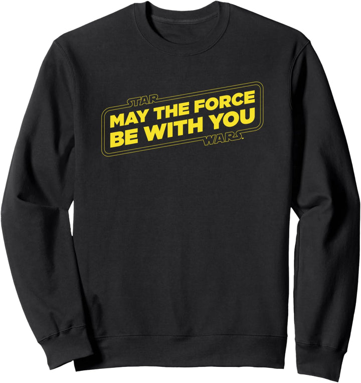 Star Wars Force Slogan Yellow Sweatshirt