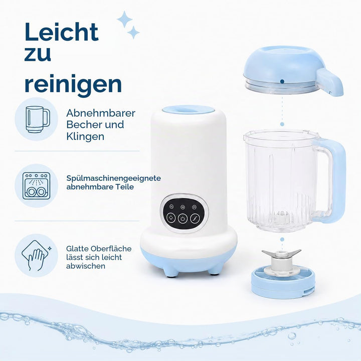Baby Food Maker Automatischer Mixer, multifunktional, 10.000 U/min, Timer, 250 ml, Küchenmaschine, M