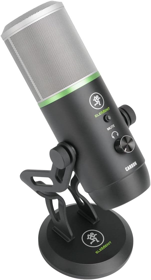 Mackie CARBON USB-Studiomikrofon Standfuss, inkl. Kabel, Metallgehaeuse
