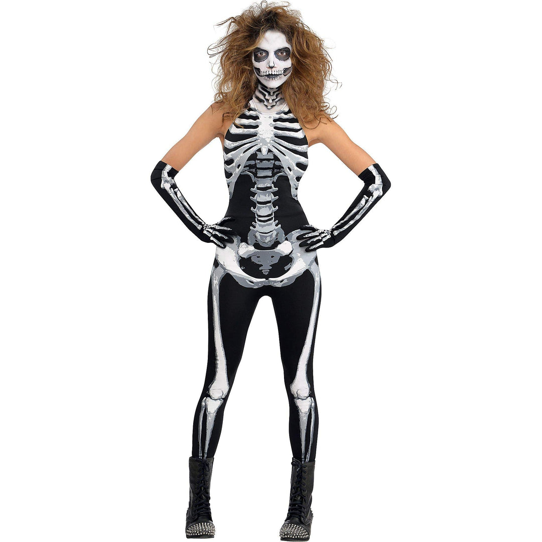 amscan 10235549 Erwachsenenkostüm Bone-A-Fied Babe, Damen, Multi, M, M