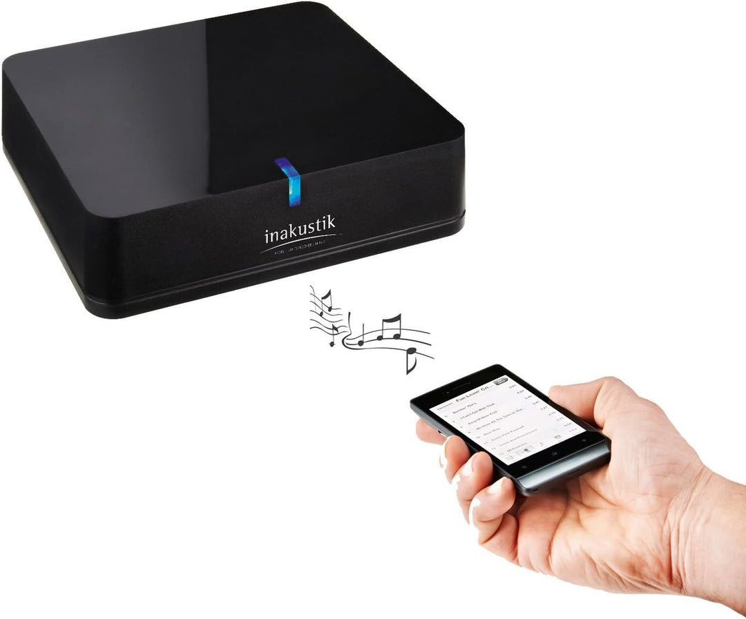 inakustik – 00415003 – Bluetooth Audio Receiver | Für die kabellose Musikwiedergabe vom Smartphone/T