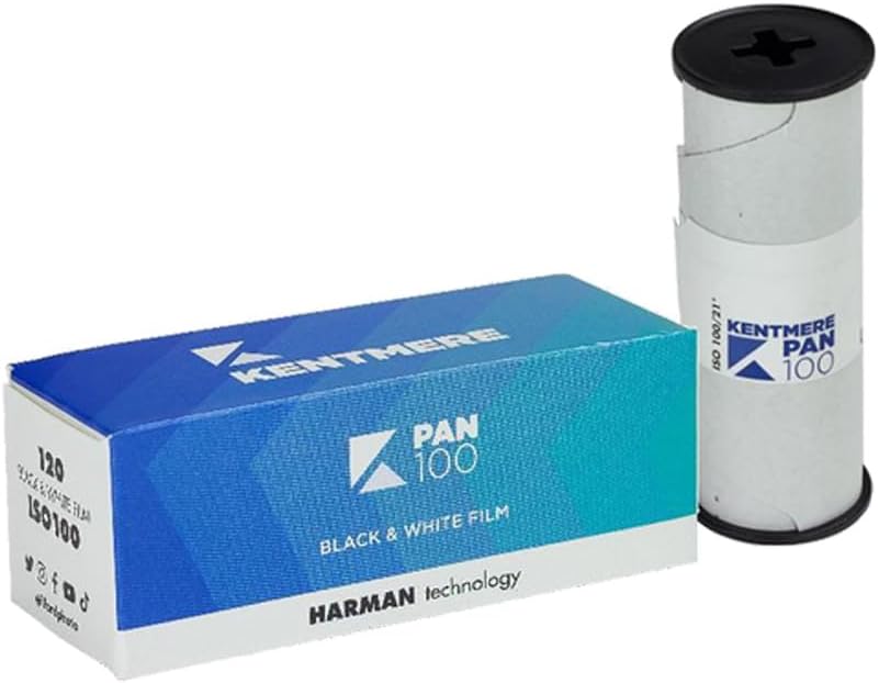Kentmere Pan 100 Schwarz & Weiss 120 Mittelformatfolie