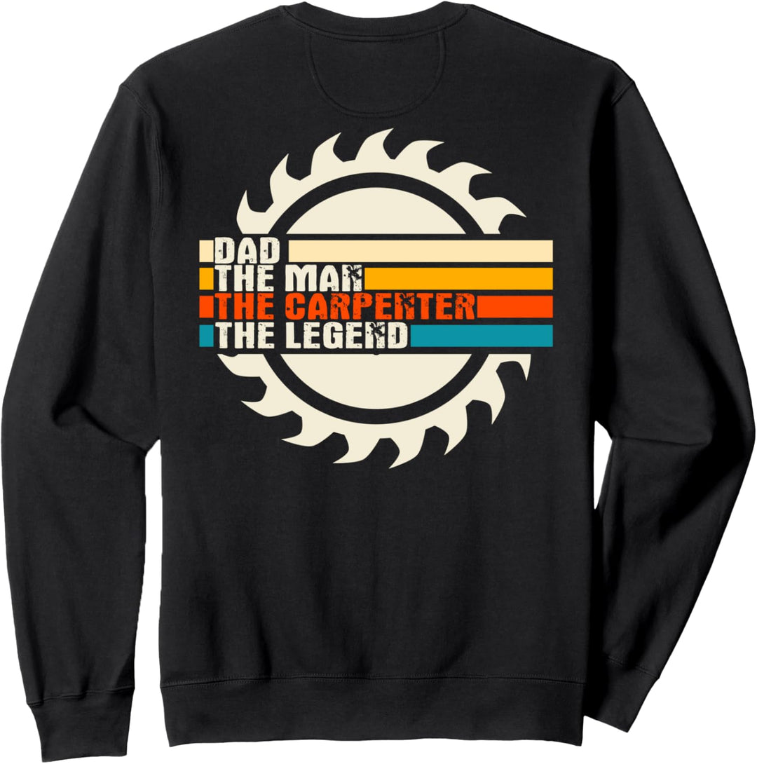 Zimmermann Geschenke Design auf der Rückseite der Kleidung Sweatshirt