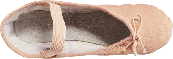 Bloch Dance Girl's Dansoft Full Sole Leather Ballet Slipper/Shoe, Pink, 7.5 X-Wide Toddler