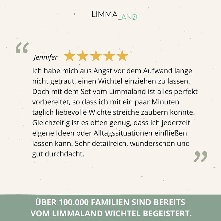 LIMMALAND Wichtel Zubehörset mit Wichtelbuch – Erweiterungsset (ENTDECKA), ENTDECKA