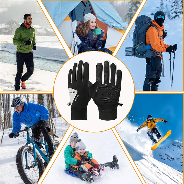 USB Beheizbare Handschuhe für Herren Damen Wasserdichte Winterhandschuhe