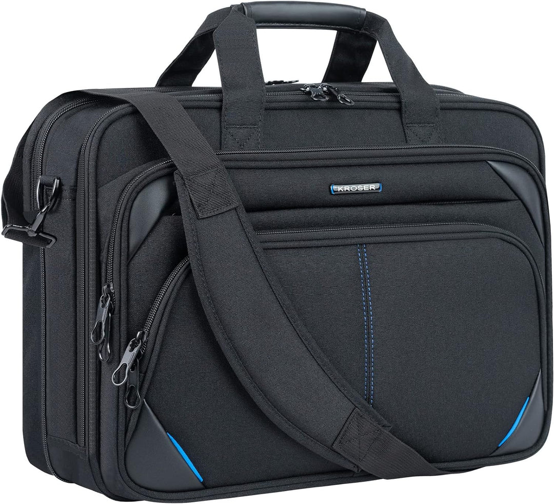 KROSER Laptop Tasche 18 Zoll Business Tasche Laptop für 17,3 Zoll Computer, Laptop Aktentasche, Wass