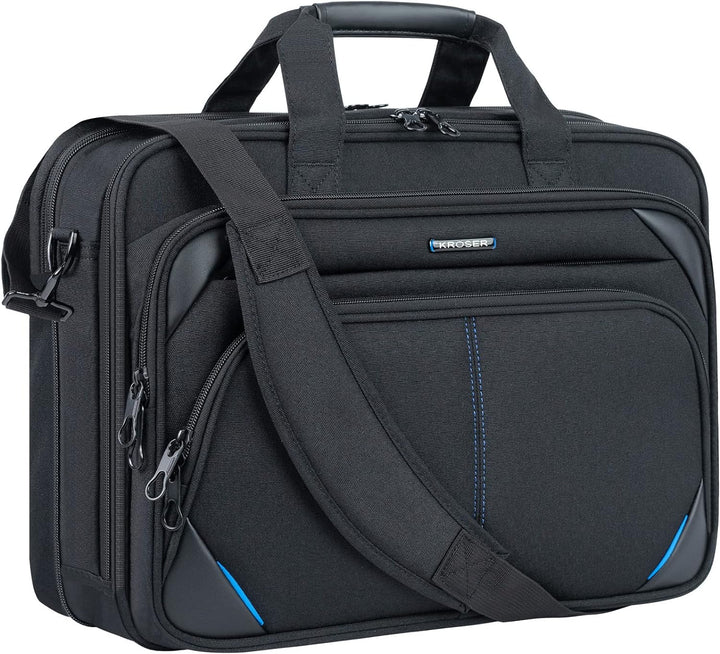 KROSER Laptop Tasche 18 Zoll Business Tasche Laptop für 17,3 Zoll Computer, Laptop Aktentasche, Wass