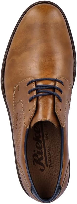 Rieker Herren Businessschuhe 10316, Männer Schnürschuhe 44 EU Braun 24, 44 EU Braun 24