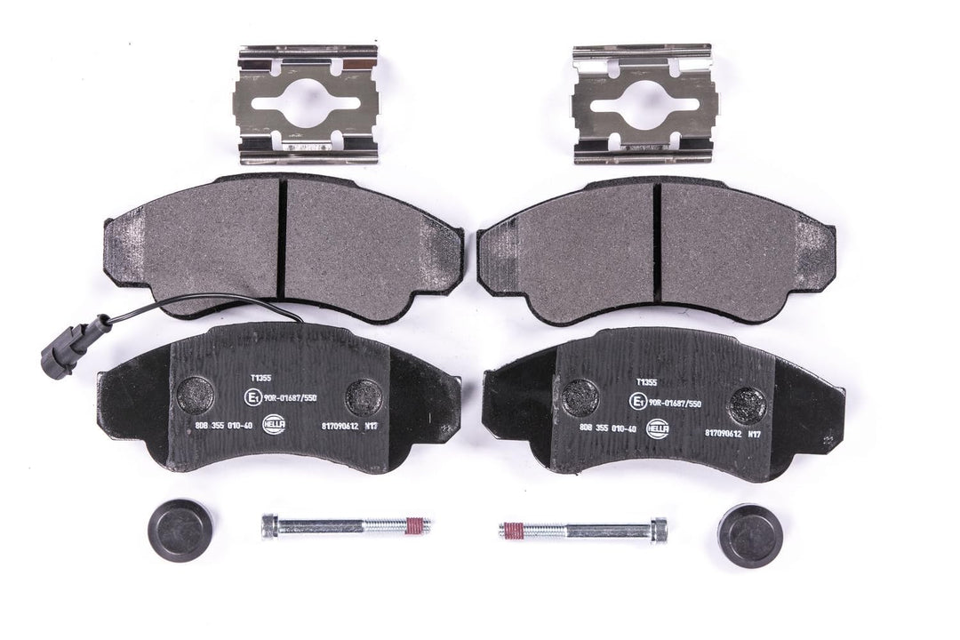 HELLA PAGID 8DB 355 010-401 Bremsbelagsatz - T1355 - Dicke/Stärke: 19.1mm - Bremssystem: Brembo - mi