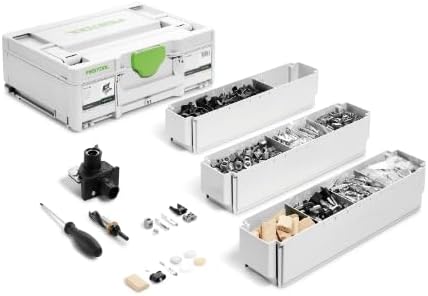 Festool DOMINO Verbinder Sortiment KV-SYS D8 (mit Korpusverbinder DOMINO, Mittenverbinder DOMINO, Ab