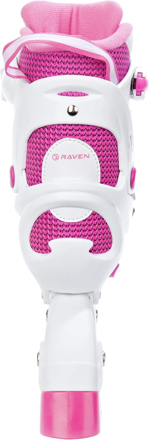 RAVEN 4in1 Inline Skates Triskates Rollschuhe Schlittschuhe Inliner LED Räder für Kinder Mädchen ver